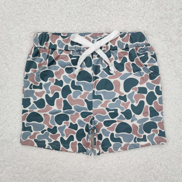 RTS 3-6M to 7-8T toddler clothes camo kids boy summer shorts bottom summer maching clothes
