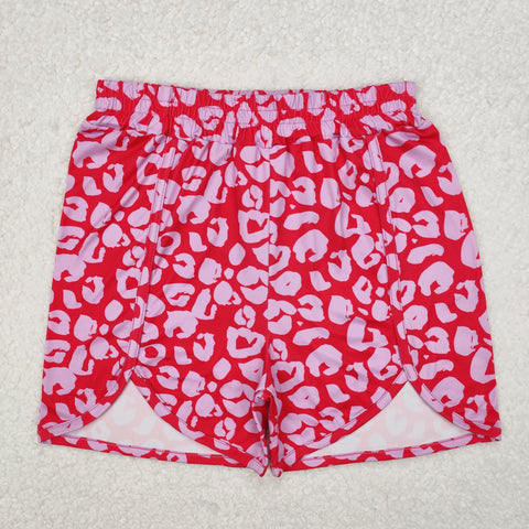 SS0382 RTS adult clothes pink leopard print adult women summer shorts