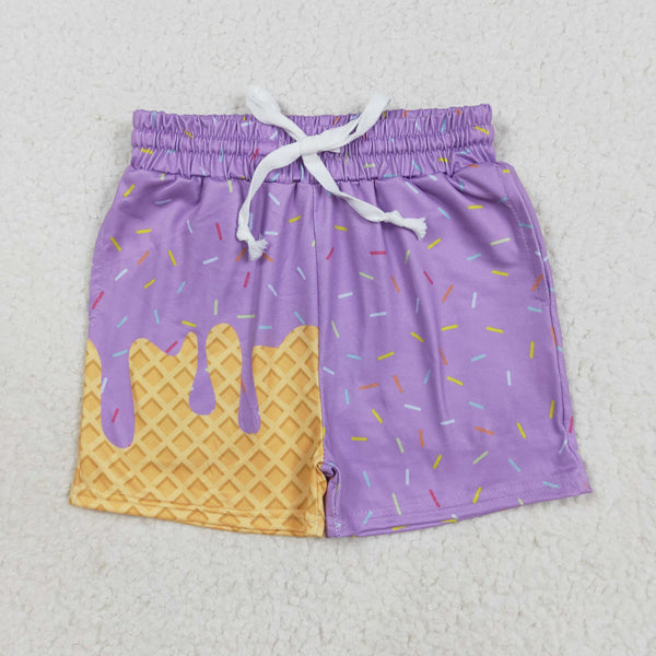 RTS toddler clothes matching clothing ice cream shorts baby summer clothes-2025.8.6
