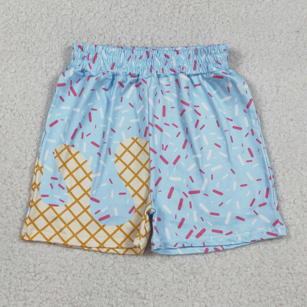 SS0635 RTS baby boy clothes ice cream print boy summer shorts