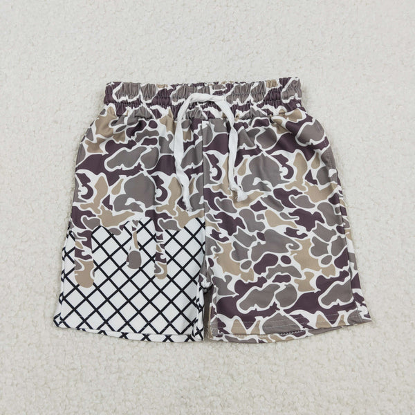 RTS  Matching clothing toddler clothes camo print shorts baby boy summer shorts 2 -2026.3.23