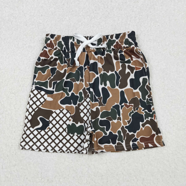 RTS  Matching clothing toddler clothes camo print shorts baby boy summer shorts 2 -2026.3.23