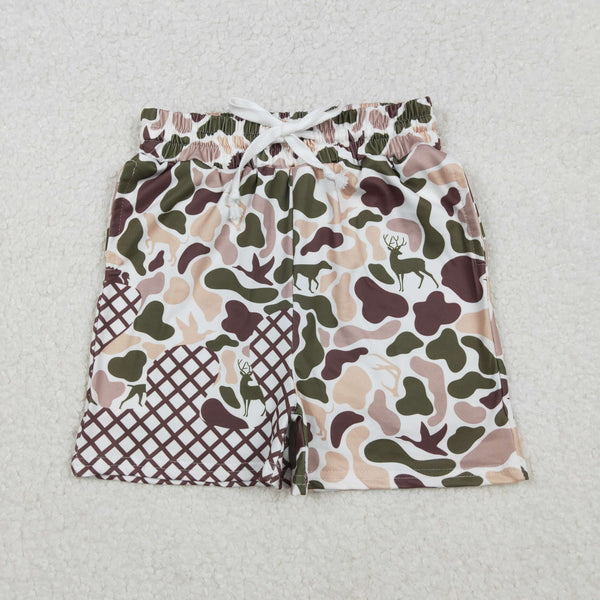 RTS  Matching clothing toddler clothes camo print shorts baby boy summer shorts 2 -2026.3.23