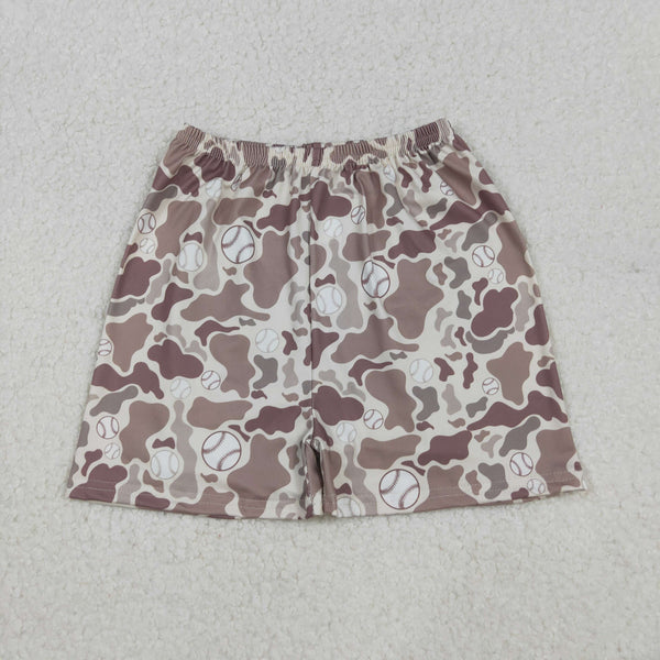 SS0654 RTS boy summer bottom camo baseball boy summer shorts