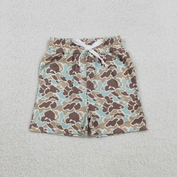SS0697 RTS toddler clothes green camo kids boy summer shorts bottom
