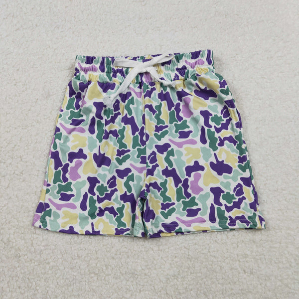 RTS  Matching clothing toddler clothes camo print shorts baby boy summer shorts-2026.3.23
