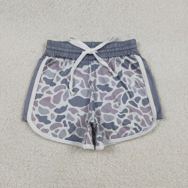 RTS SS0740 baby boy clothes grey camo print boy summer shorts