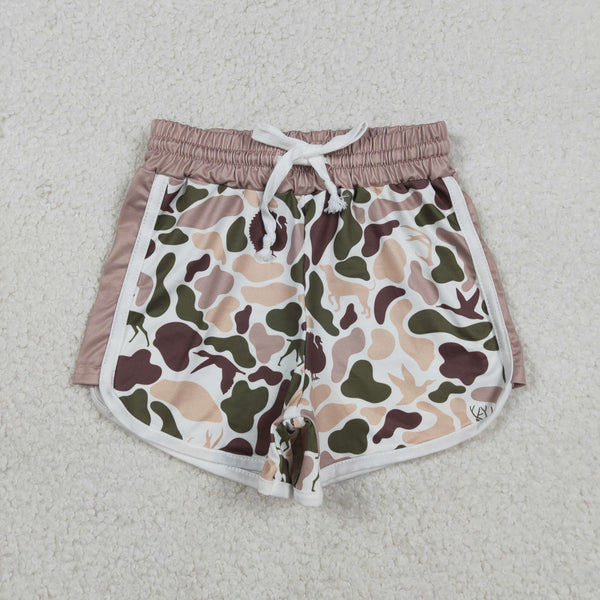 RTS SS0743 baby girl clothes camo print camo girl summer shorts