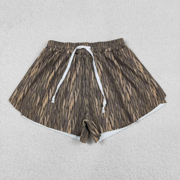 RTS toddler clothes camo print shorts matching yoga clothing  mama kids clothes-2026.4.28