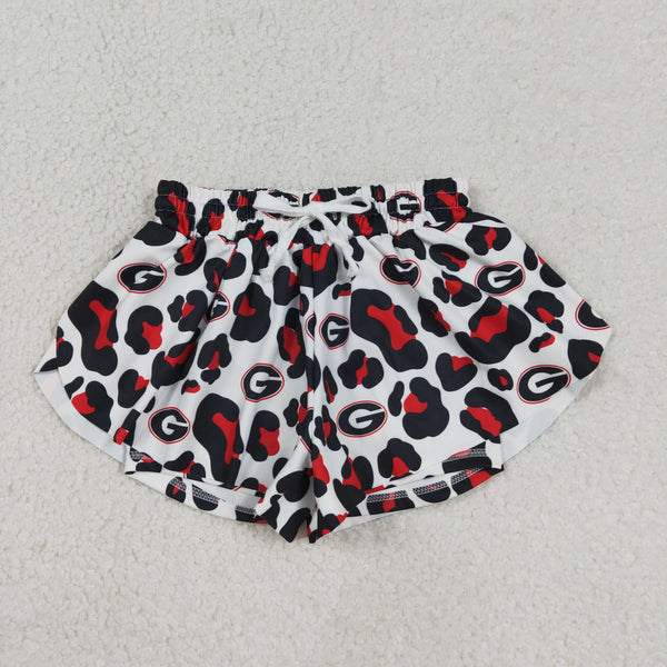 SS0814 RTS baby girl clothes state camo print girl yoga summer shorts