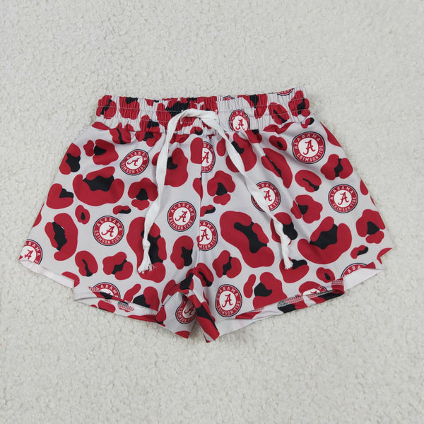SS0817 RTS baby girl clothes state camo girl yoga summer shorts sports bottom clothes