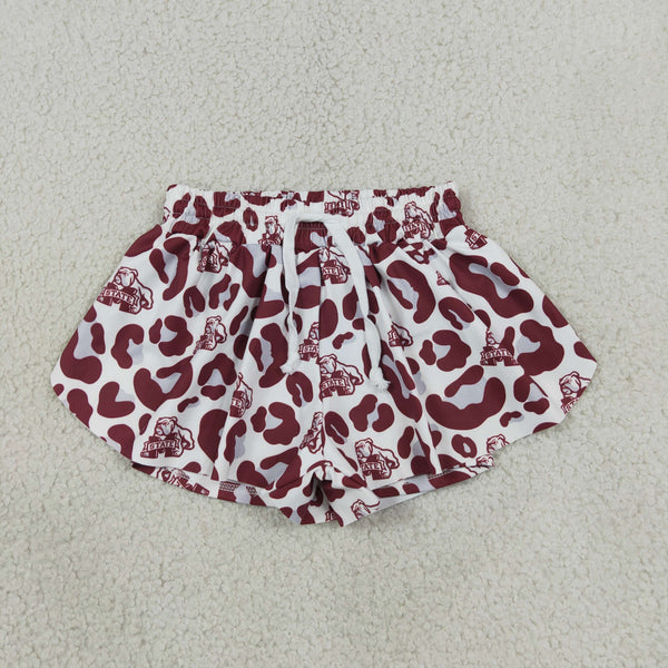 SS0820 RTS baby girl clothes state girl yoga summer shorts sports clothes