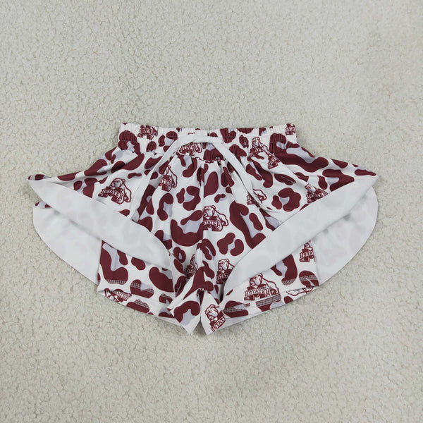 SS0820 RTS baby girl clothes state girl yoga summer shorts sports clothes