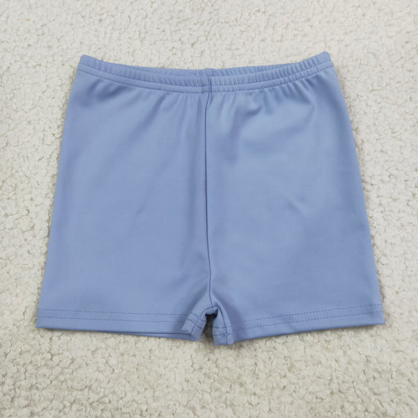 RTS SS0831 baby girl clothes blue yoga athletic short pant only shorts no top sports shorts