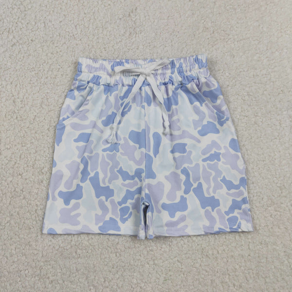 SS0886 RTS baby boy clothes blue  camo  boy  summer shorts bottom