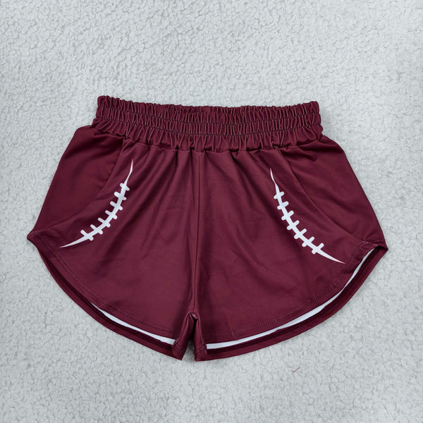 RTS SS0913 toddler girl clothes solid yoga shorts sports clothes