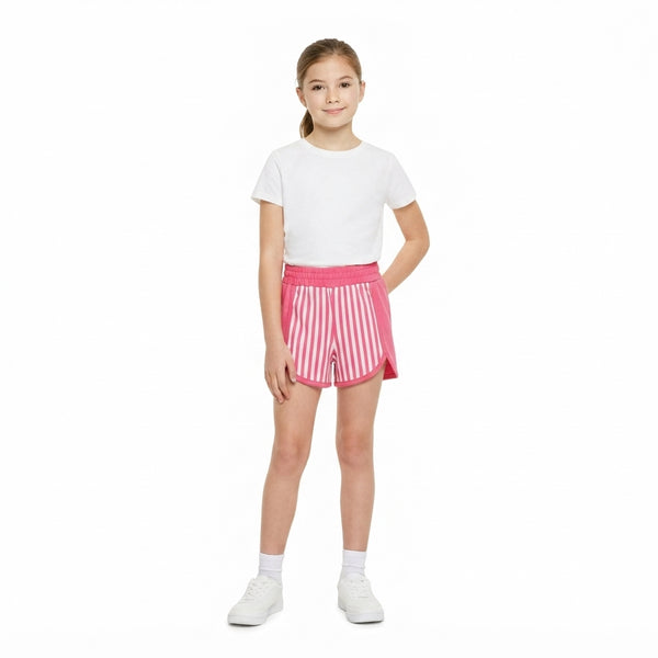 RTS SS0949 baby girl clothes stripe mixed print yoga short sports clothing summer bottom