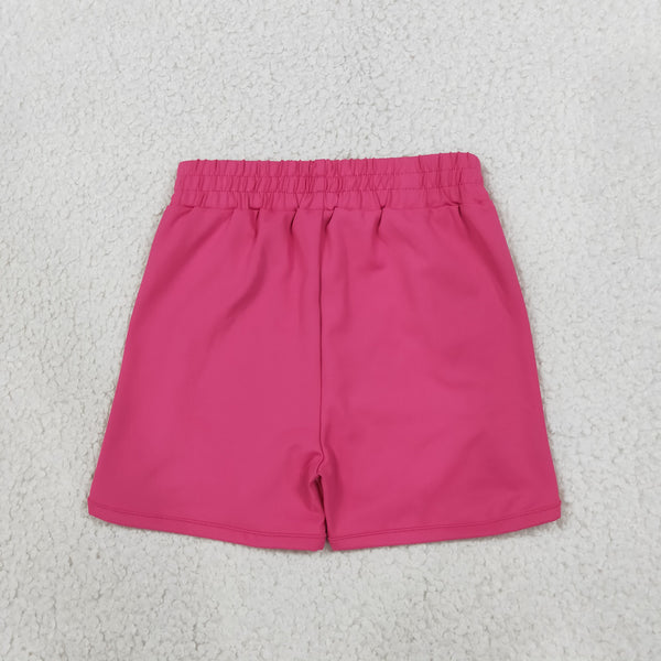 RTS SS0949 baby girl clothes stripe mixed print yoga short sports clothing summer bottom