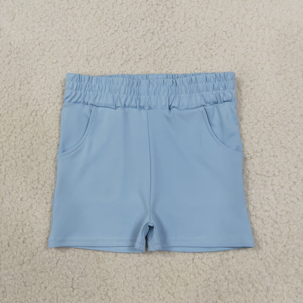 RTS SS0961 toddler girl clothes solid yoga short