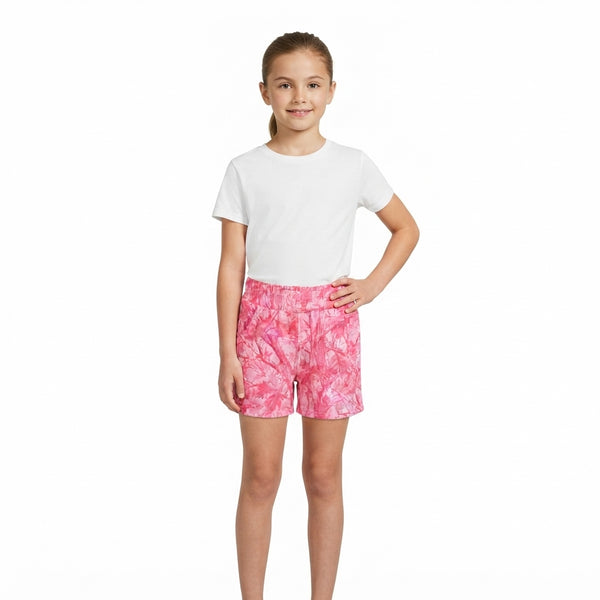 RTS SS0993 baby girl clothes tie dye print short