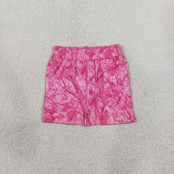 RTS SS0993 baby girl clothes tie dye print short