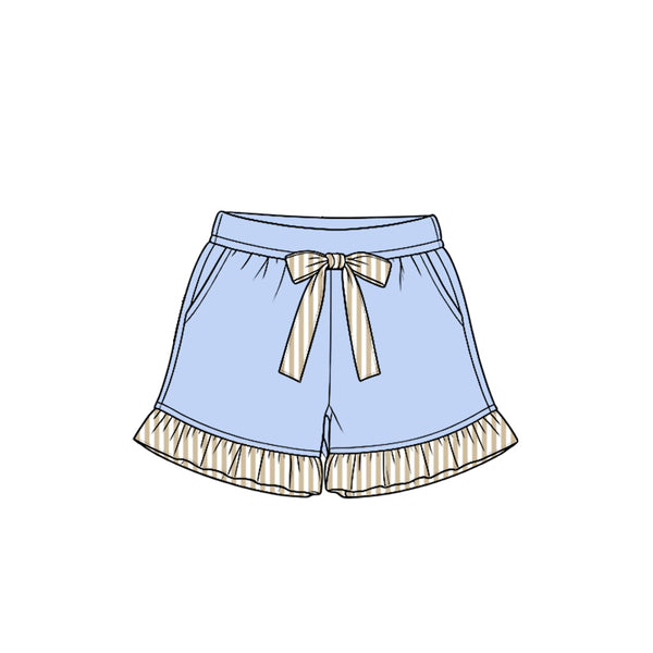 MOQ：5pcs GLS0216 pre-order  toddler girl clothes cotton girl winter shorts set 2026.8.15