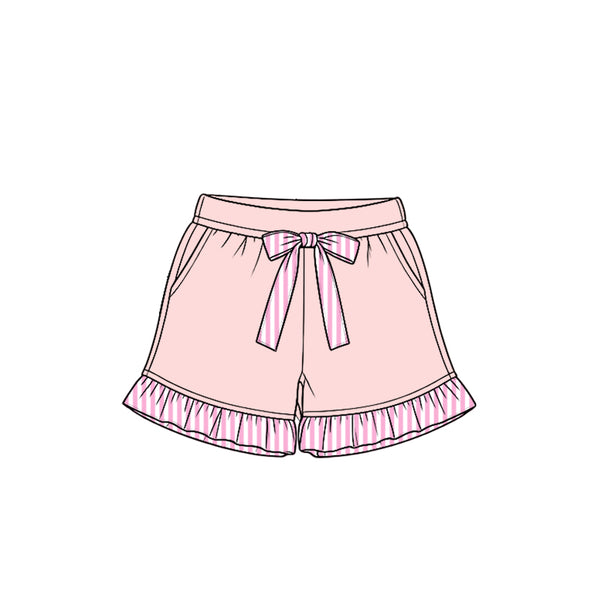 MOQ：5pcs GLS0222  pre-order  toddler girl clothes cotton girl winter shorts set 2026.8.15