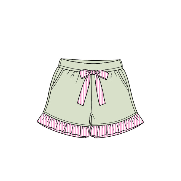 MOQ：5pcs GLS0220  pre-order  toddler girl clothes cotton girl winter shorts set 2026.8.15
