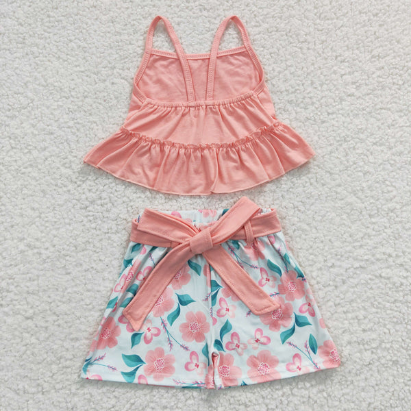 GSSO0196 kids clothes girls floral summer outfits-promotion 2024.6.15 $5.5