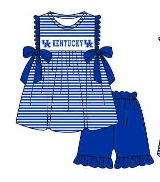 Produce order MOQ:5pcs each design  kids state summer clothing set matching clothes B100