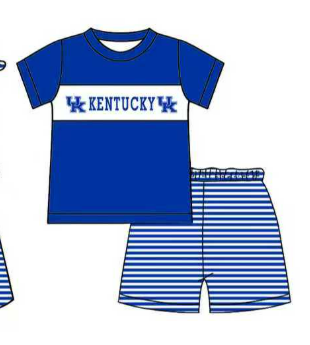 Produce order MOQ:5pcs each design  kids state summer clothing set matching clothes B100