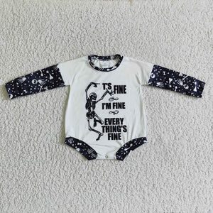 LR0123 halloween baby long sleeve bubble