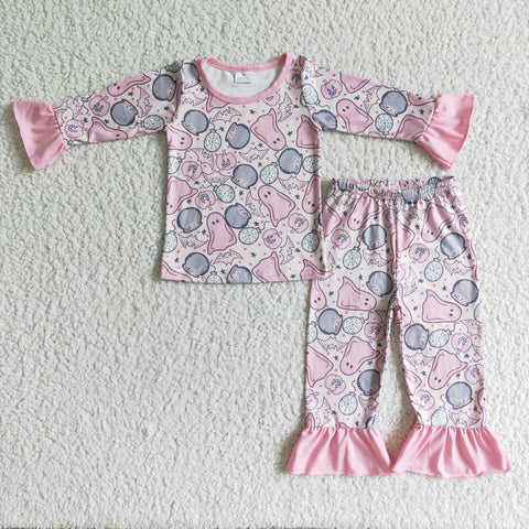 GLP0003 girl pink winter pajamas-promotion 2024.7.27 $5.5