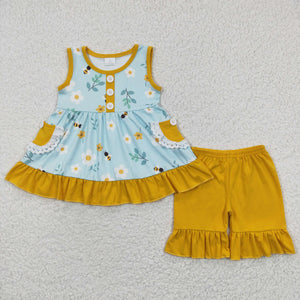 GSSO0242 baby girl clothes girl summer outfit