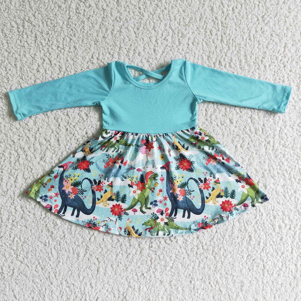 GLD0006 girl winter  christmas  long sleeve dress-promotion 2024.7.27 $5.5