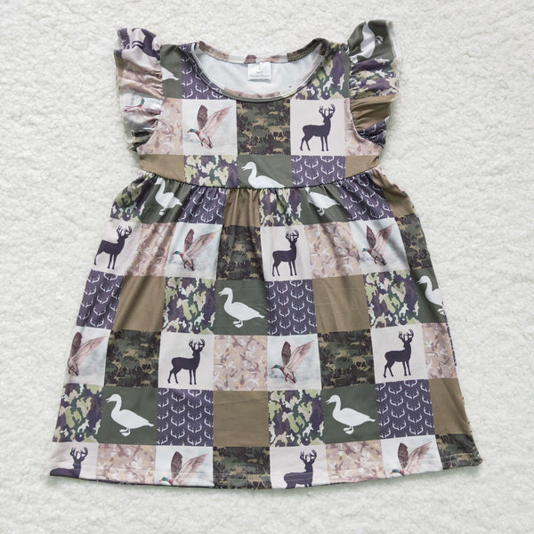GSD0152 baby girl clothes deer pear summer dress-promotion 6.1 $5.5
