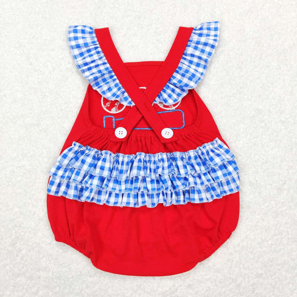 SR0686 baby girl clothes embroidery toddler baseball clothes girl baseball bubble