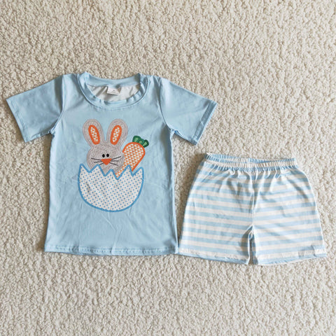 B11-25 baby boy clothes easter blue outfits--promotion 2025.3.8 $2.99