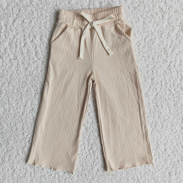 girl spring cotton colorful long pants