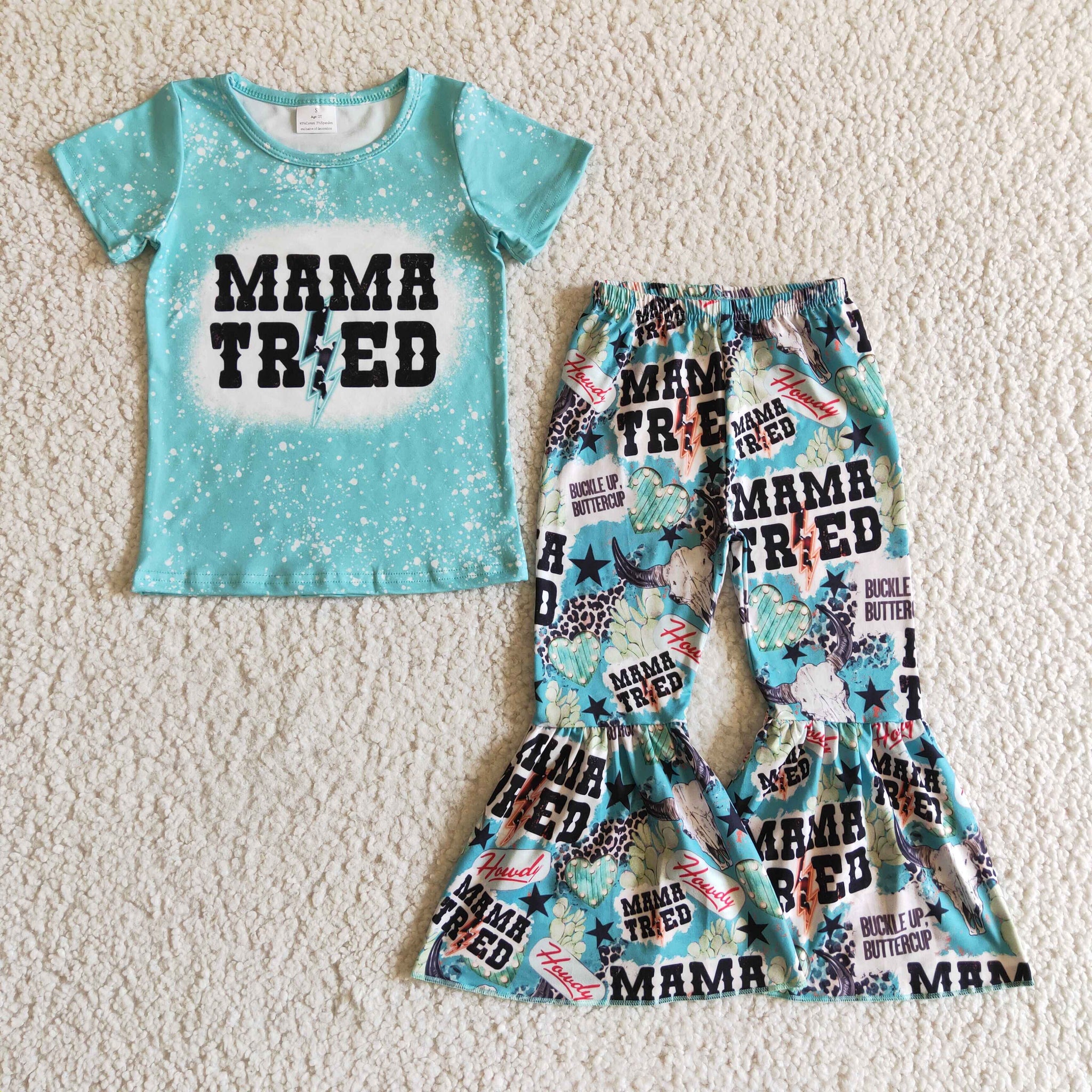 GSPO0211 baby girl clothes mama tired fall spring outfits-promotion 2024.7.13 $5.5