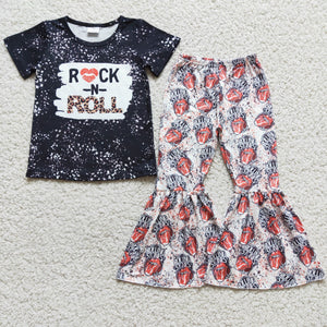 E2-30 girl black month spring fall set-promotion 2024.8.3 $2.99