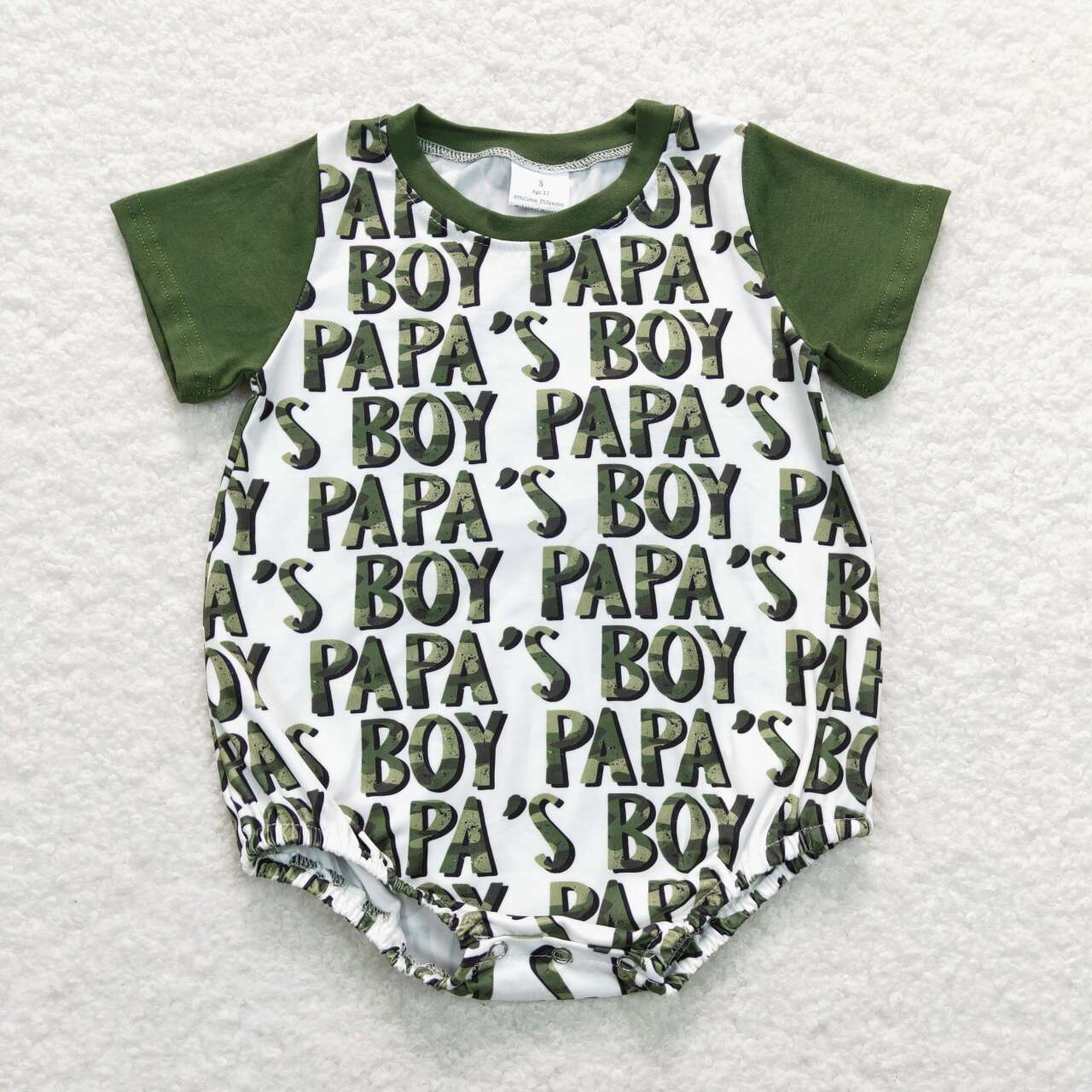 SR0876 baby boy clothes papa?¡¥s boy bubble father's day clothes boy summer romper