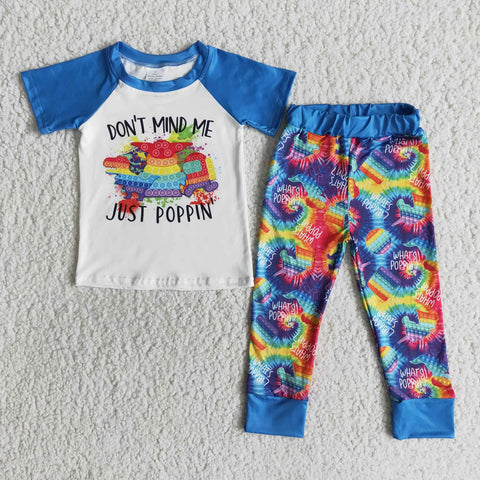 E11-18 boy clothes dont mind me just poppin-promotion 6.1 $5.5