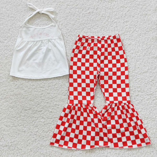 GSPO0761 baby girl clothes girl bell bottom outfit