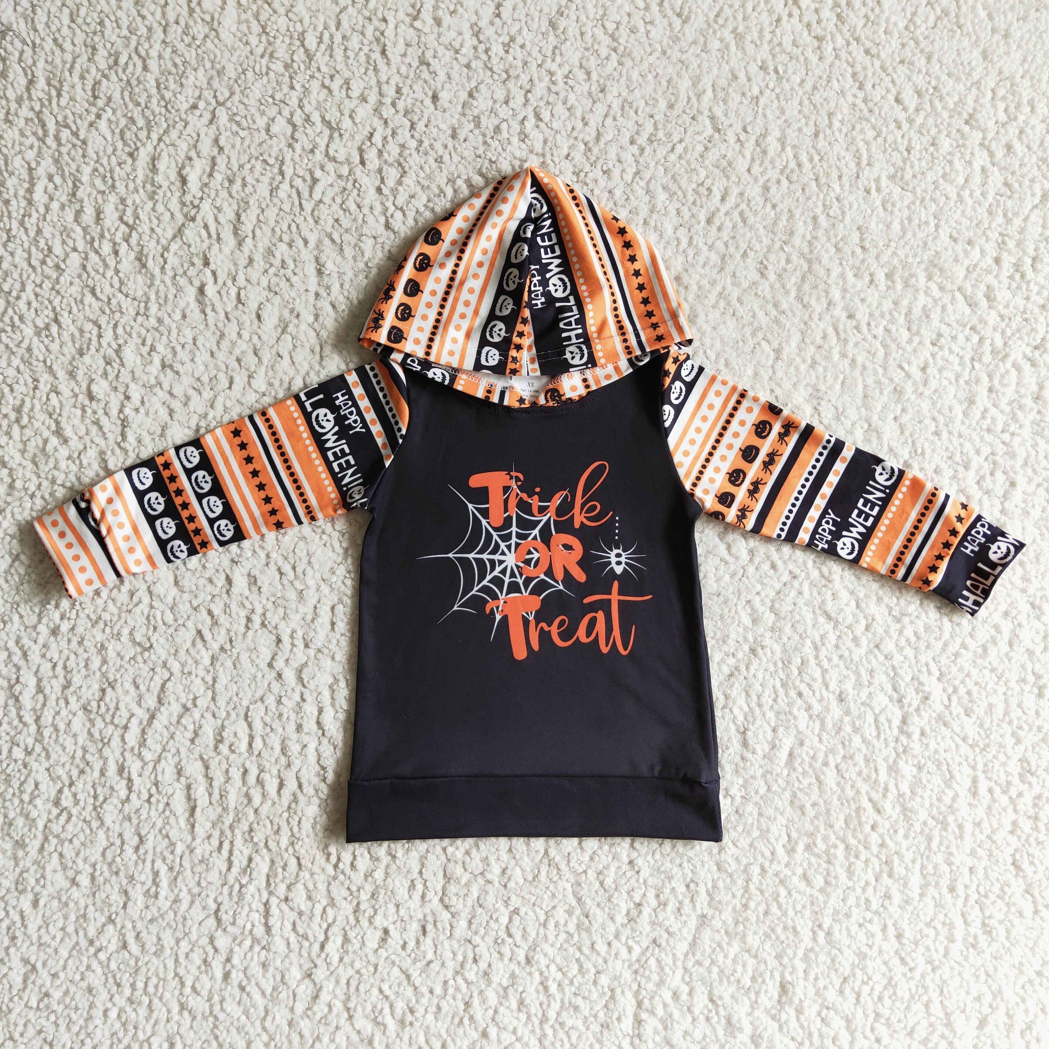 BT0067 halloween toddler clothes hoodies top