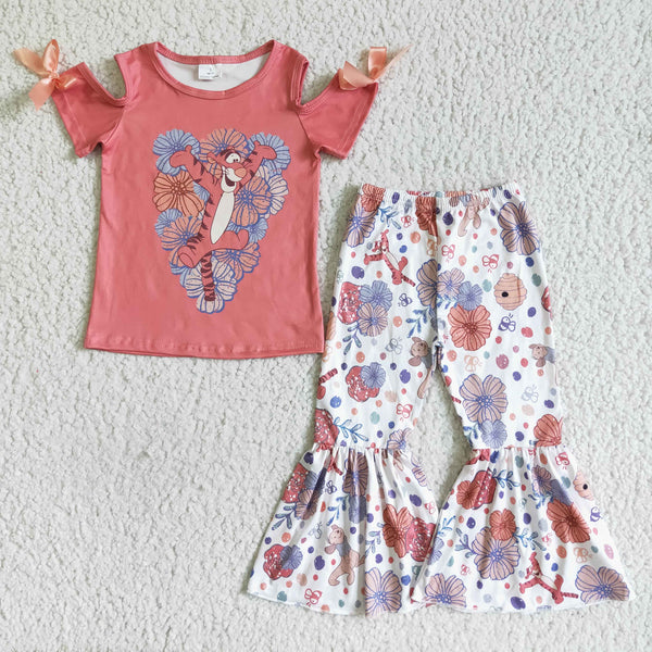 GSPO0145 girl tiger cartoon set
