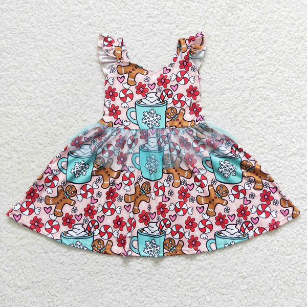 GSD0473 baby girl clothes girl christmas dress