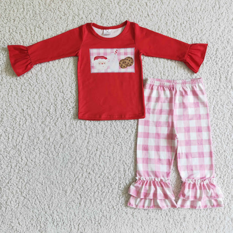 GLP0285 RTS baby girl clothes red christmas outfits-promotion 2024.8.24 $5.5