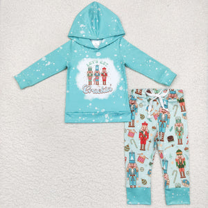 BLP0231 toddler boy clothes boy christmas outfit boy hoodies set