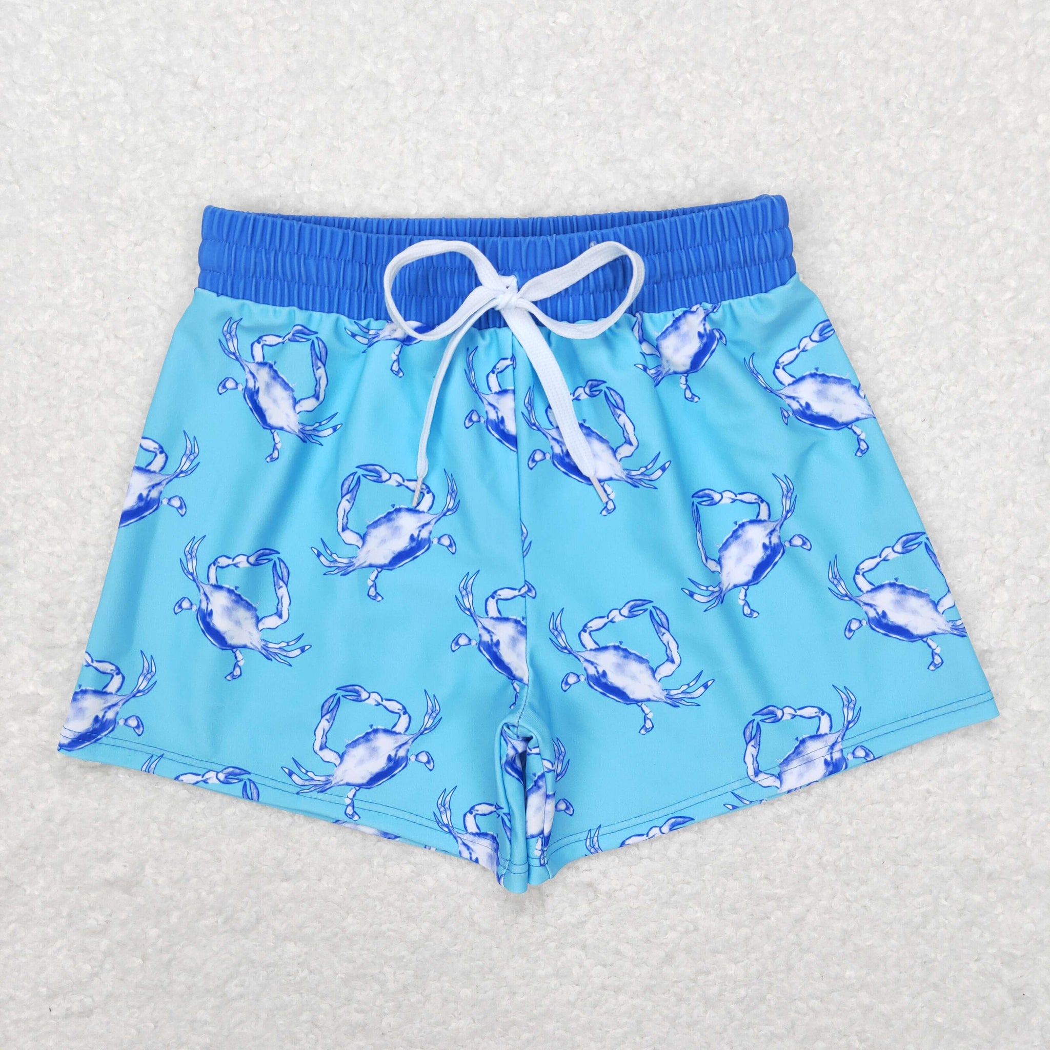 S0169  RTS boy summer blue cartoon swim suit shorts